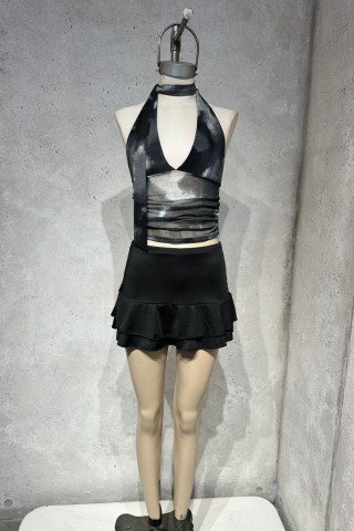 TOP MARILYN CON LAZO TUL BATIK - Art.142