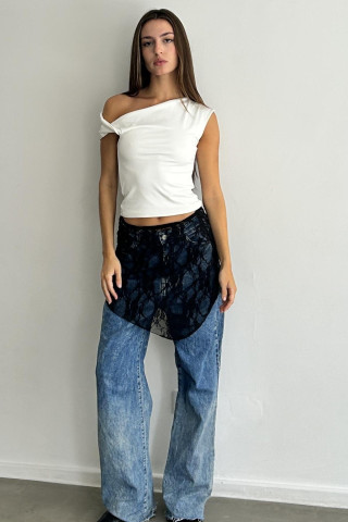 POLLERA ENCAJE IRREGULAR - Art.542