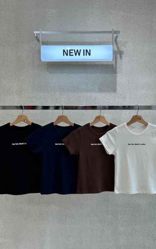 REMERA RIBB "NEW YORK.MADRID.LONDON" – ART 132