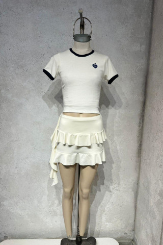 REMERA RIBB COMBINADO CON ESTAMPA - Art.132