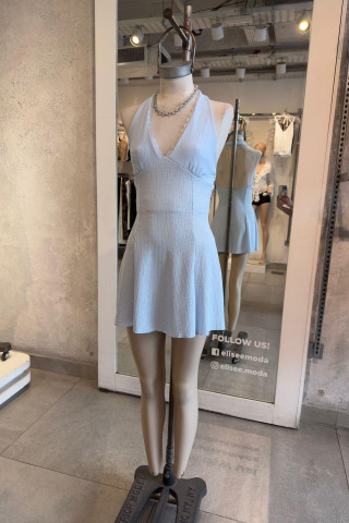 VESTIDO MARILYN SATAI CON PUNTILLA - Art.721