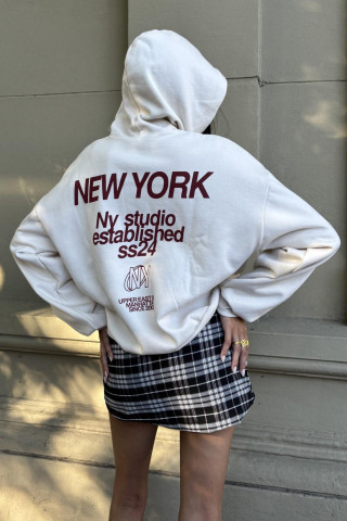 BUZO FRIZADO CON CAPUCHA